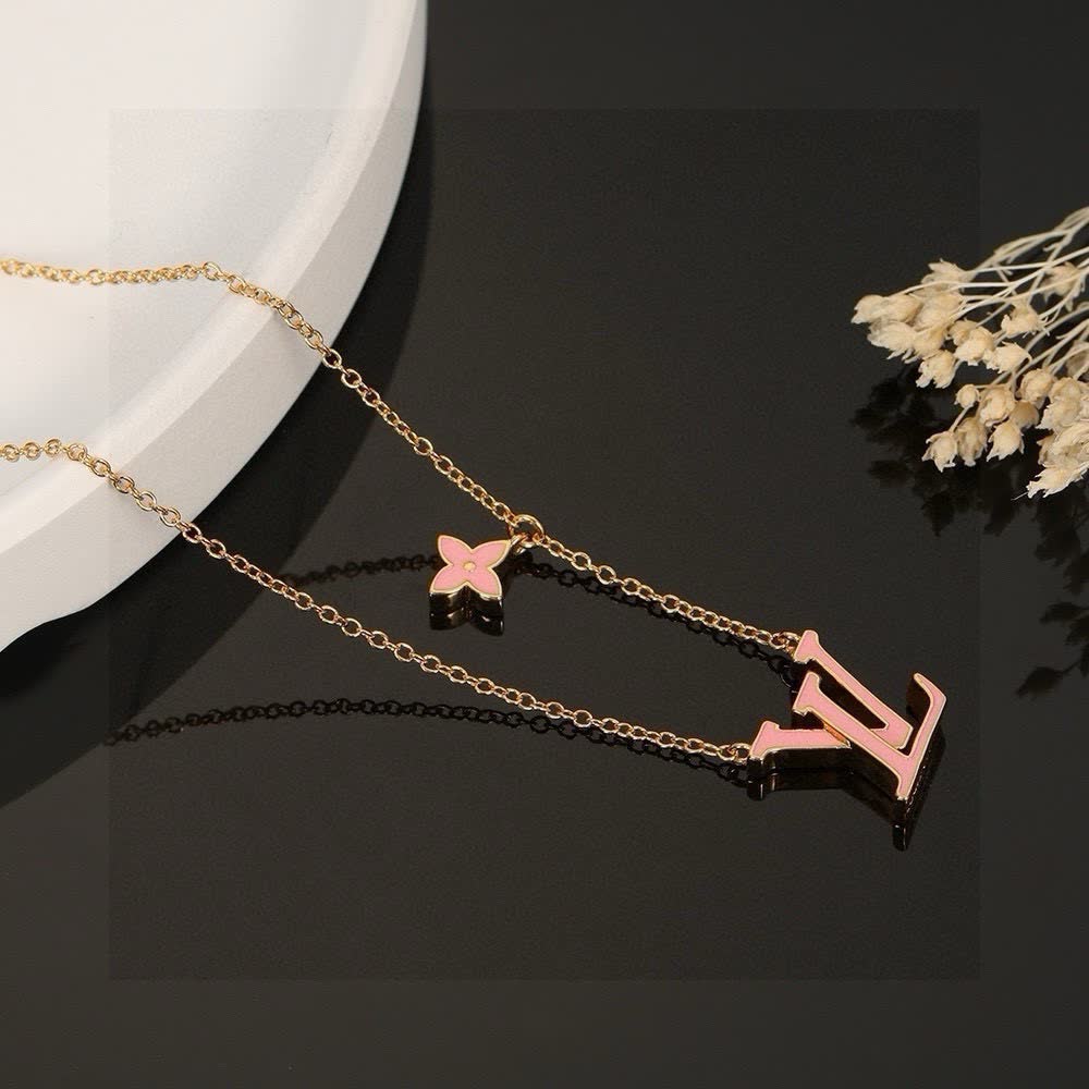 Louis Vuitton Monogram LV Necklace